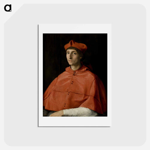 Portrait of a Cardinal - Raffaello Santi Postcard.