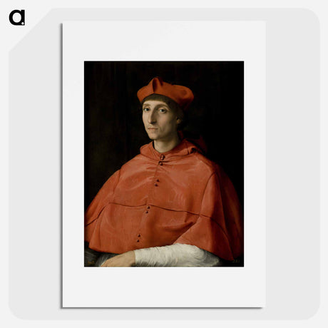 アートポスター-Portrait of a Cardinal - ラファエロ サンティ Poster.