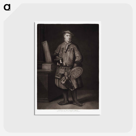 アートポストカード-Carl Linnaeus in Lapland Dress
 - ロバート ジョン ソーントン Postcard.