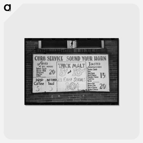 アートポストカード-Sign, Taylor, Texas
 - ラッセル リー Postcard.