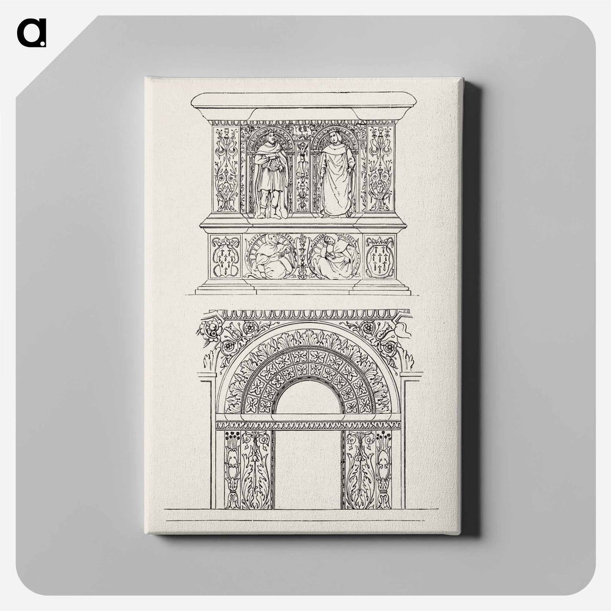 アートパネル-Ancient Architectural Ornament
 - 装飾の文法 Canvas.