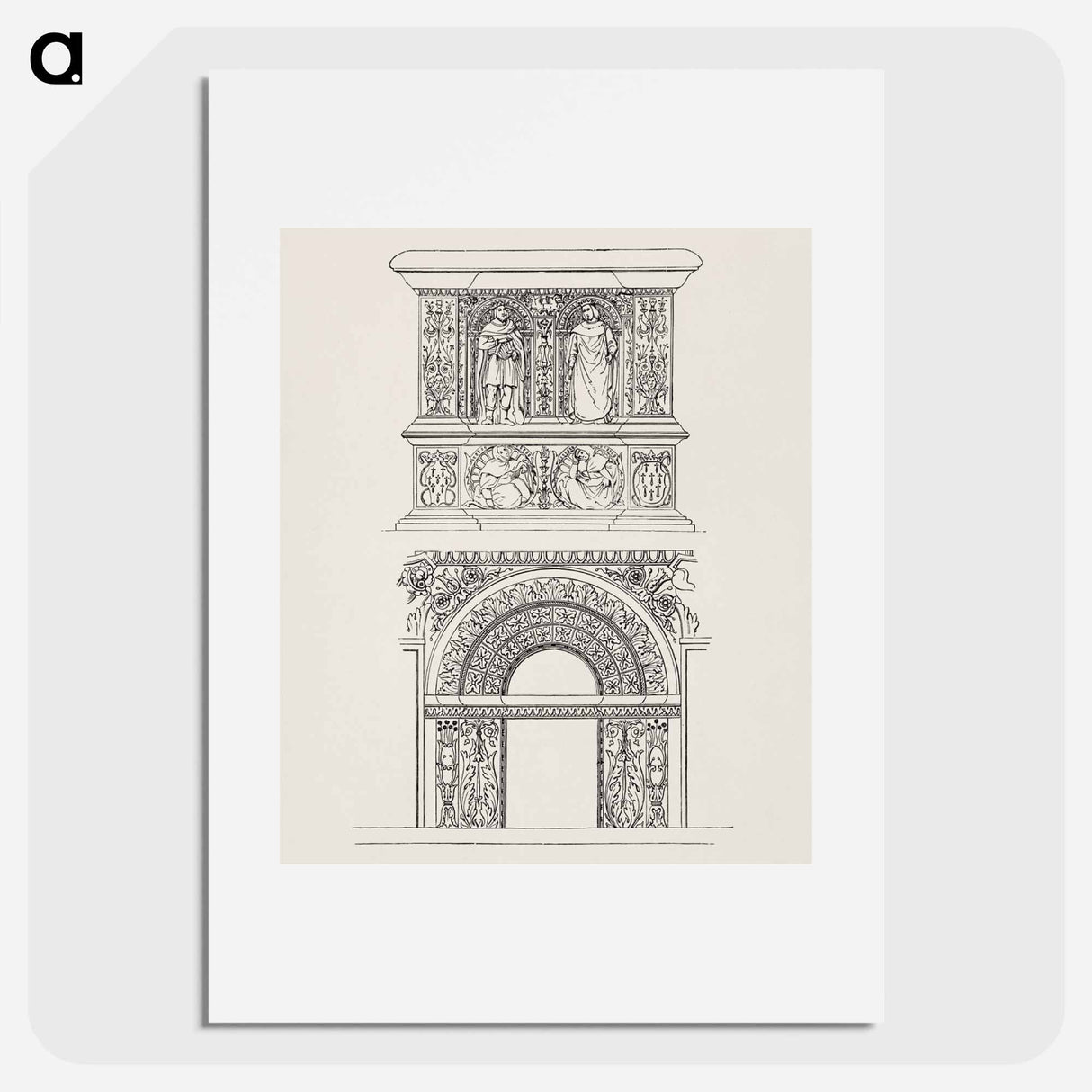 アートポスター-Ancient Architectural Ornament
 - 装飾の文法 Poster.