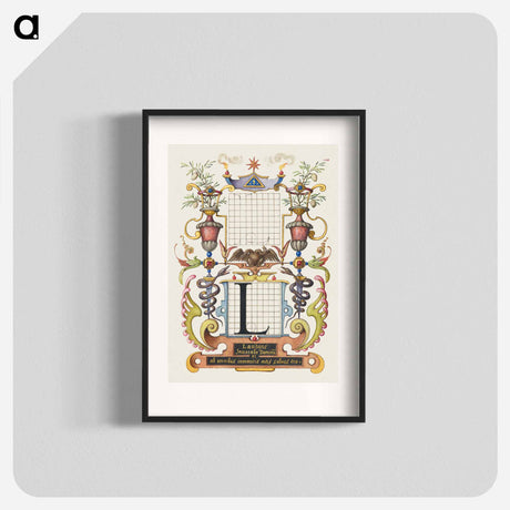 アートポスター-Guide for Constructing the Letter L from Mira Calligraphiae Monumenta
 - 書道のお手本 Poster.