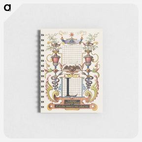 アートメモ帳-Guide for Constructing the Letter L from Mira Calligraphiae Monumenta
 - 書道のお手本 Memo.