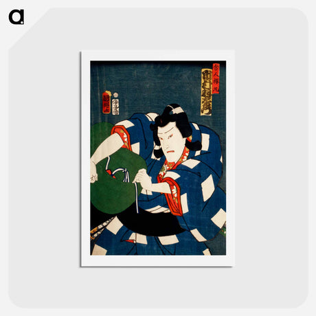 アートポストカード-Portraits of an Actor - 豊原 国周 Postcard.