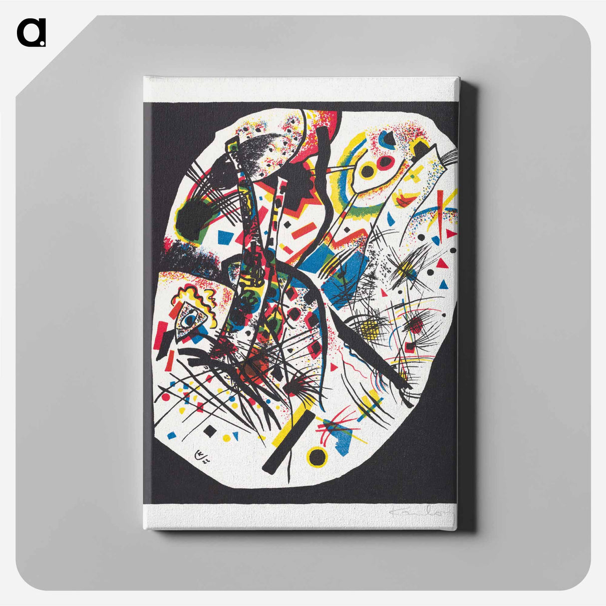 Kleine Welten III (Small Worlds III) - Wassily Kandinsky Canvas.