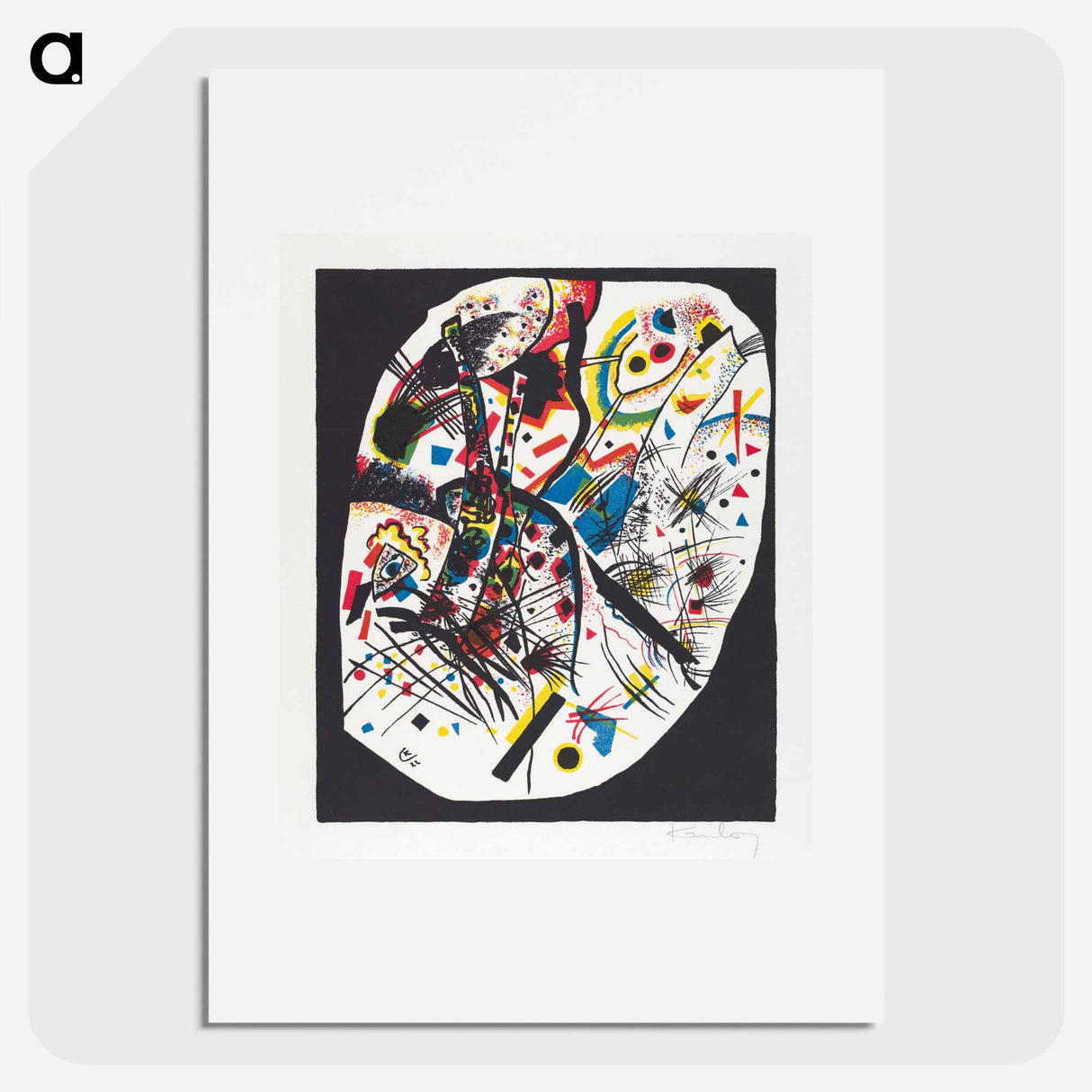 Kleine Welten III (Small Worlds III) - Wassily Kandinsky Poster.