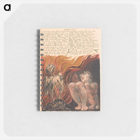 アートメモ帳-The First Book of Urizen, Plate 10 - ウィリアム ブレイク Memo.