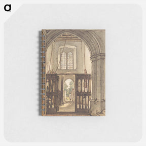 アートメモ帳-Interior of the Belfry, Bushey Church - ウィリアム ヘンリー ハント Memo.