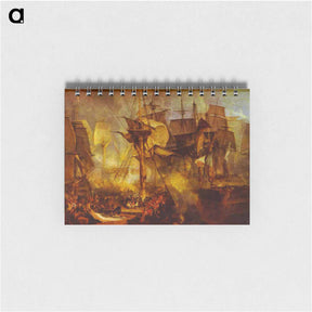 アートメモ帳-The Battle of Trafalgar, as Seen from the Mizen Starboard Shrouds of the Victory - ウィリアム ターナー Memo.