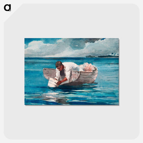 アートポストカード-The Water Fan - ウィンスロー ホーマー Postcard.