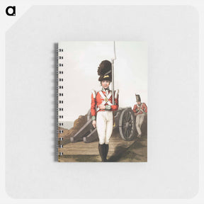 アートメモ帳-Illustration of grenadier or the first West York militia - 19世紀のヨークシャー Memo.