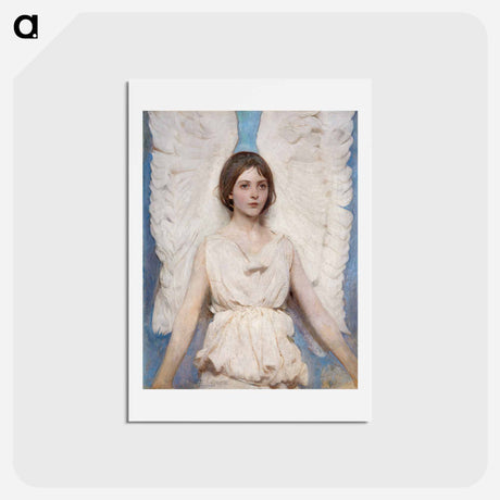 アートポストカード-Angel - アボット ハンダーソン セイヤー Postcard.