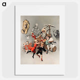 Etrennes Poster - アドルフ レオン ウィレット Poster.