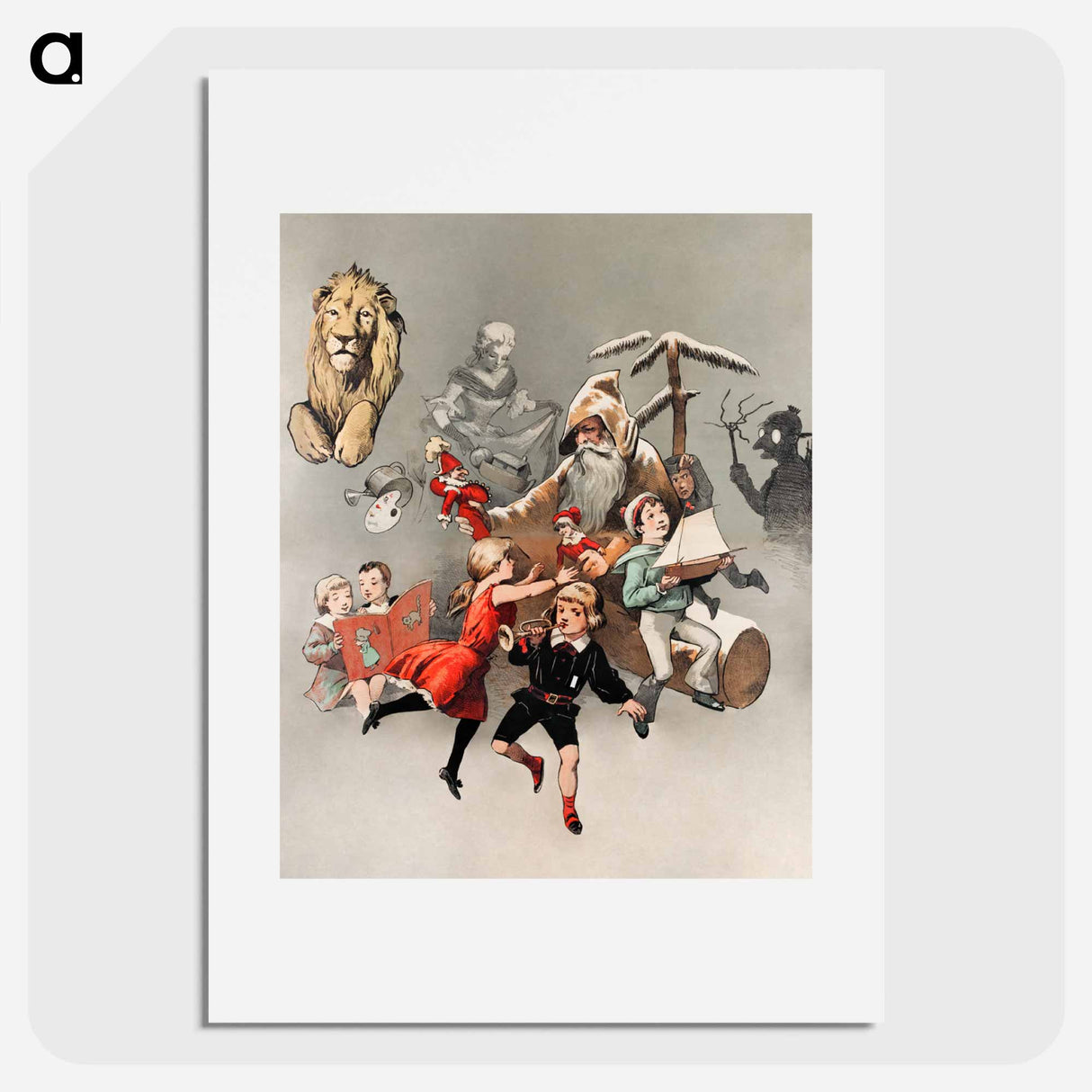 Etrennes Poster - アドルフ レオン ウィレット Poster.