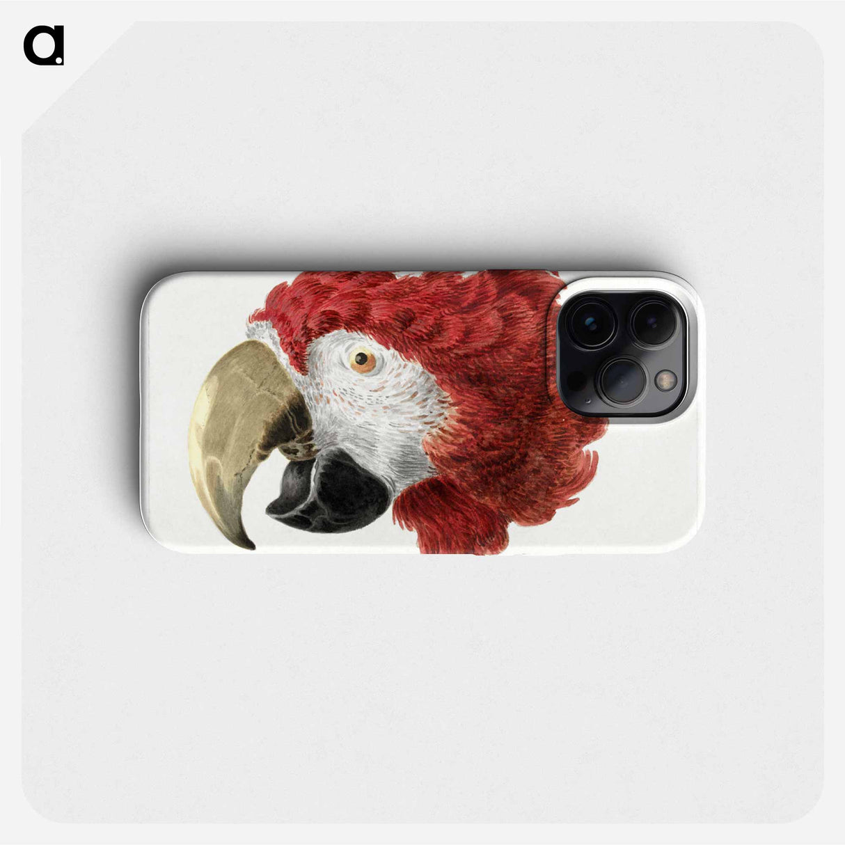 Head of a Macaw - アールト シューマン Phone Case.
