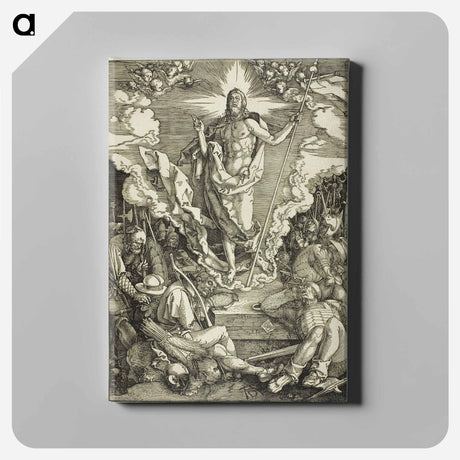 アートパネル-The Resurrection - アルブレヒト デューラー Canvas.