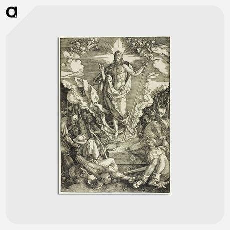 アートポストカード-The Resurrection - アルブレヒト デューラー Postcard.