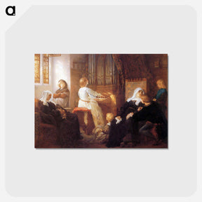 アートポストカード-Harmonie - アレクサンドル カバネル Postcard.