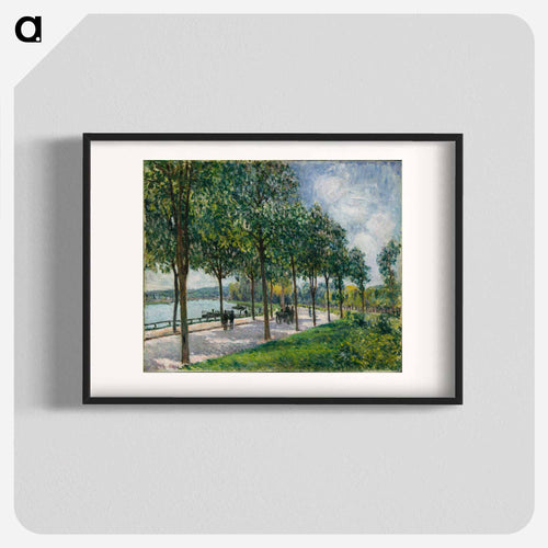 Allée of Chestnut Trees - アルフレッド シスレー Poster.