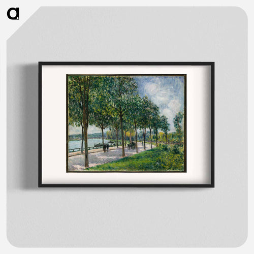 Allée of Chestnut Trees - アルフレッド シスレー Poster.