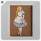 Alice Costume Design for Alice in Wonderland - Alice in Wonderland Canvas.