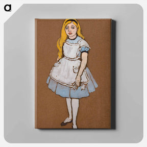 アートパネル-Alice Costume Design for Alice in Wonderland - 不思議の国のアリス Canvas.
