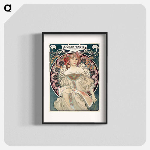 F. Champenois Imprimeur-Editeur - Alphonse Mucha Poster.