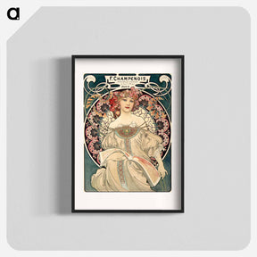 アートポスター-F. Champenois Imprimeur-Editeur - アルフォンス ミュシャ Poster.