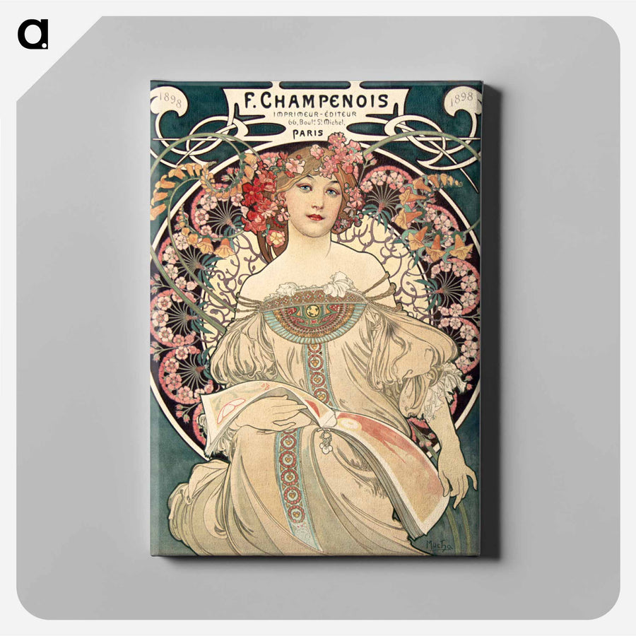 アルフォンス ミュシャ「F. シャンプノワ印刷・出版」アートポスター