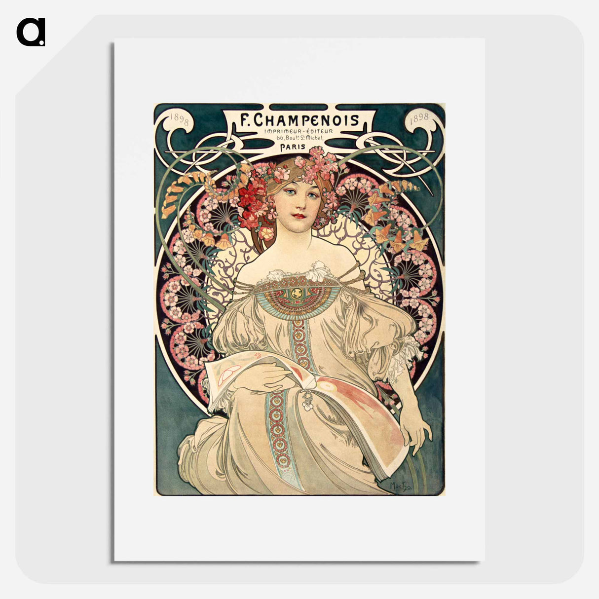 F. Champenois Imprimeur-Editeur - アルフォンス ミュシャ Poster.