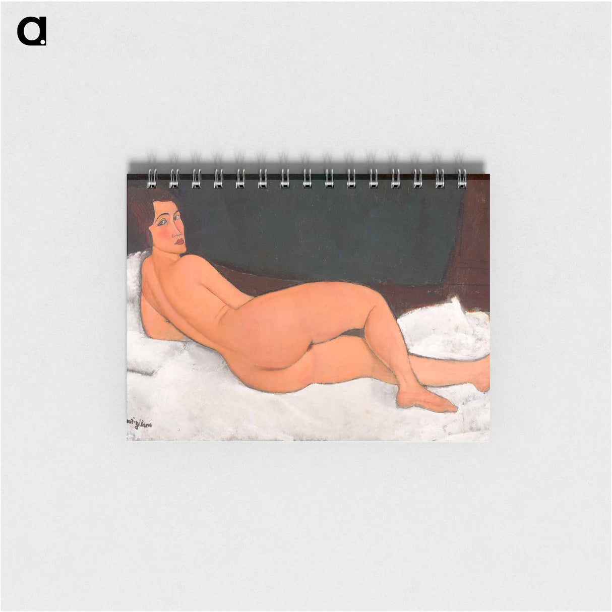 Nu couché (sur le côté gauche) - アメデオ モディリアーニ Memo.