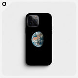 View of Earth - Apollo Moon Landing Phone Case.