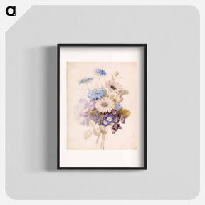アートポスター-Flowers with Daisies
 - バーンズ・コレクション Poster.