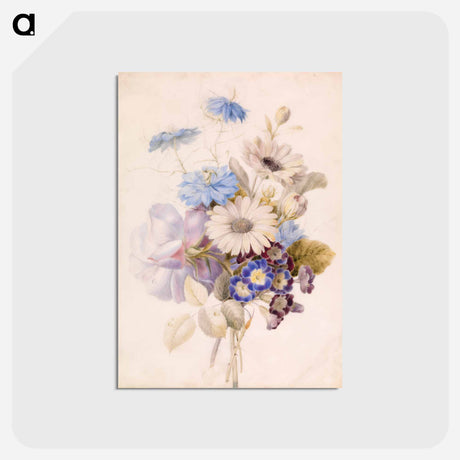アートポストカード-Flowers with Daisies
 - バーンズ・コレクション Postcard.