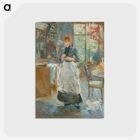 アートポストカード-In the Dining Room
 - ベルト モリゾ Postcard.