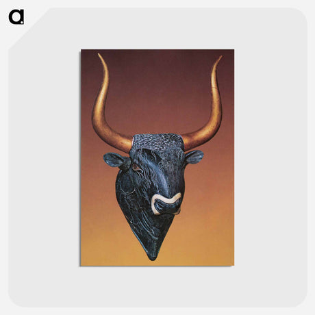 アートポストカード-Bull's Head
 - ボストン公共図書館 Postcard.