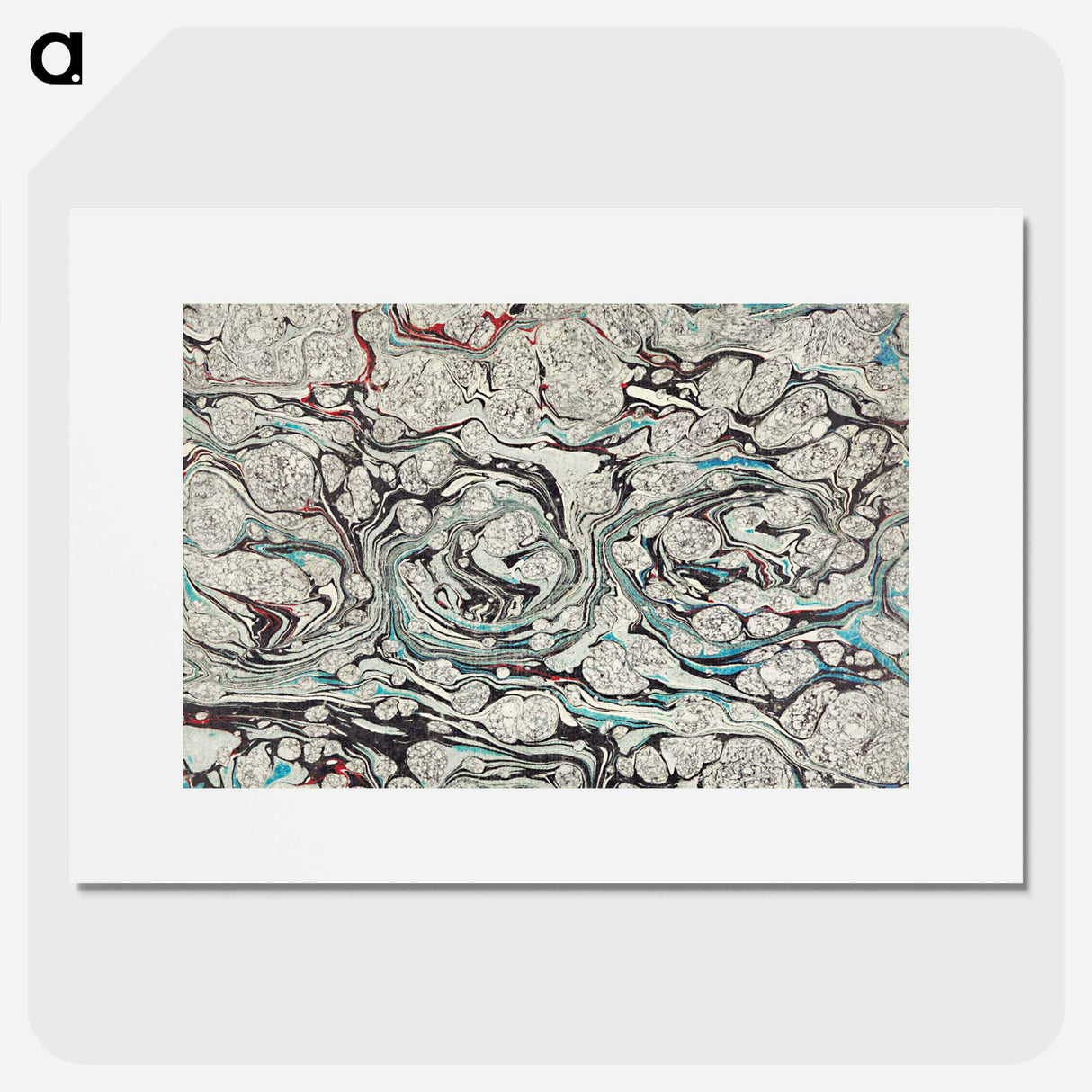アートポスター-Abstract Pattern (Remixed)
 - 大英図書館 Poster.