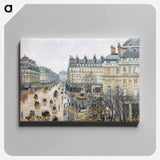 French Theater Square, Paris - カミーユ ピサロ Canvas.