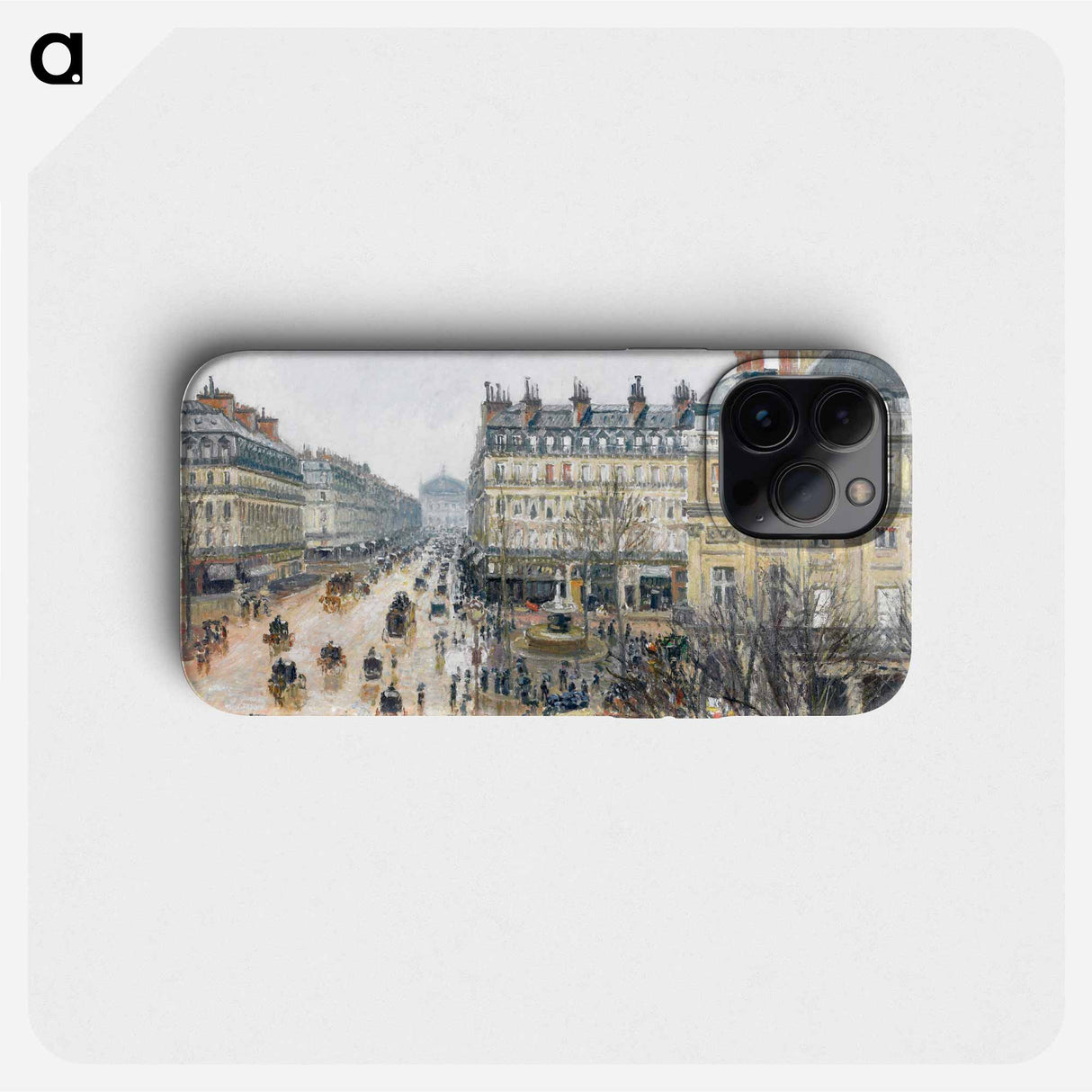 French Theater Square, Paris - カミーユ ピサロ Phone Case.