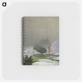 アートメモ帳-Ship in the Arctic Ocean - カスパー ダーヴィト フリードリヒ Memo.