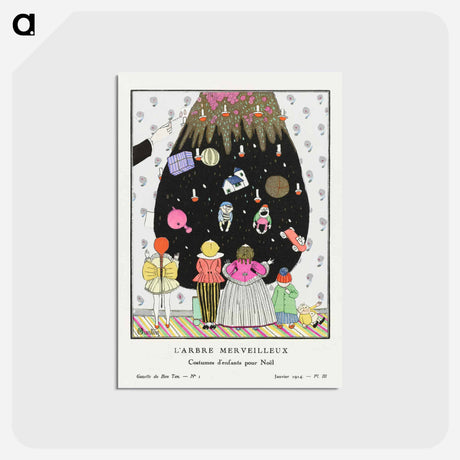 アートポストカード-L'Arbre Merveilleux
 - シャルル マルタン Postcard.