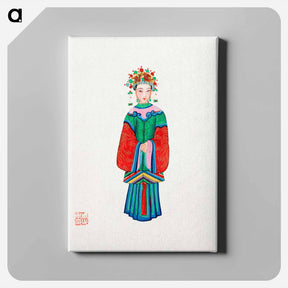アートパネル-Princess in Imperial Costume
 - 中国の衣装 Canvas.