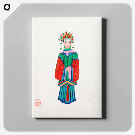 アートパネル-Princess in Imperial Costume
 - 中国の衣装 Canvas.