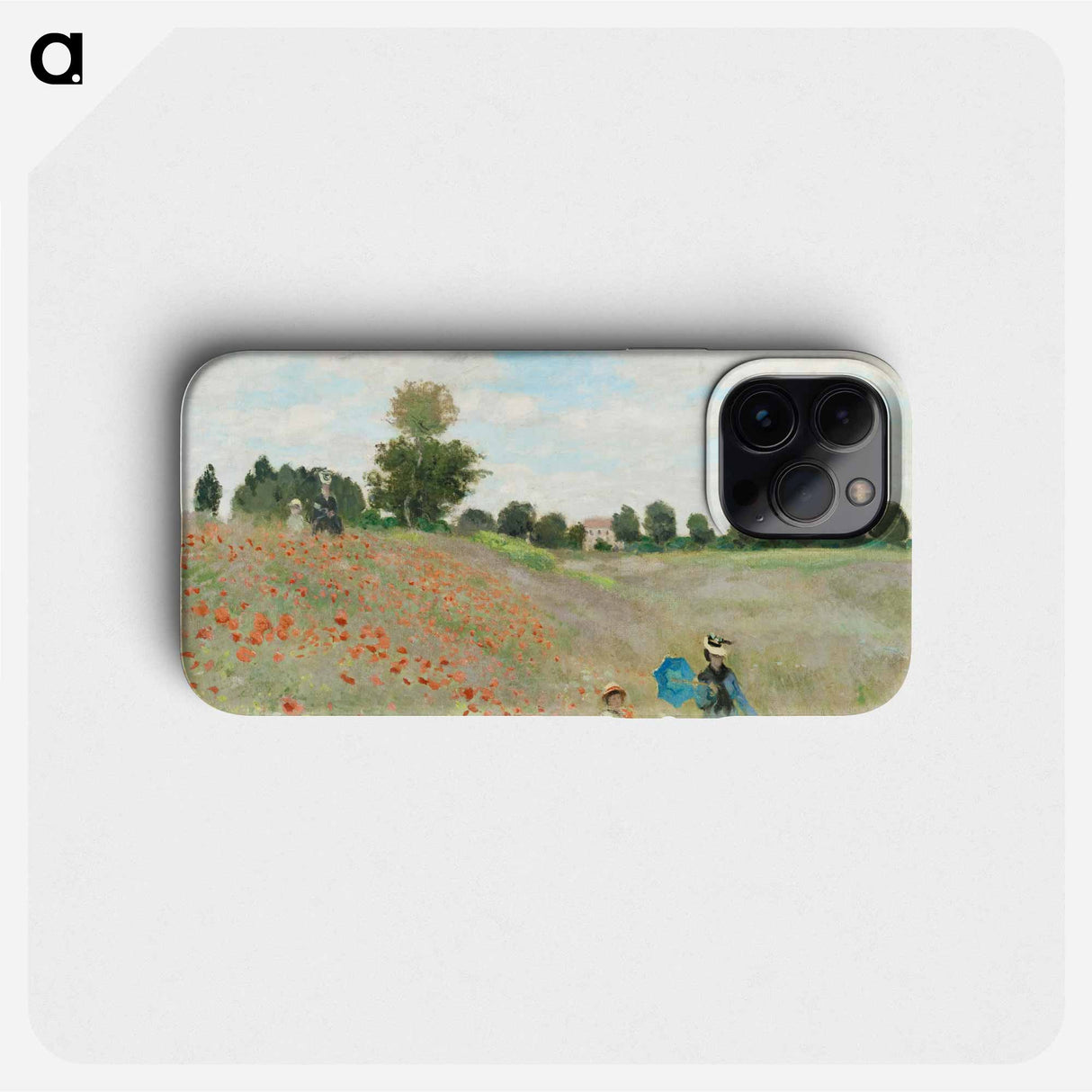 The Poppy Field near Argenteuil - Claude Monet Phone Case.