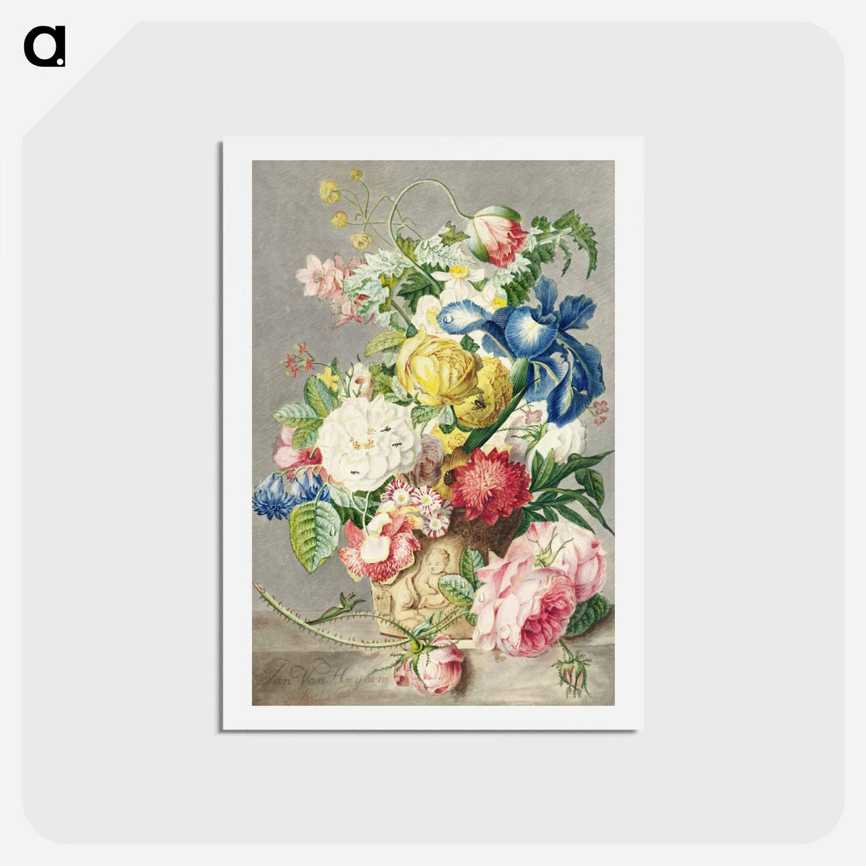 アートポストカード-Bouquet
 - コルネリス プロース ファン アムステル Postcard.