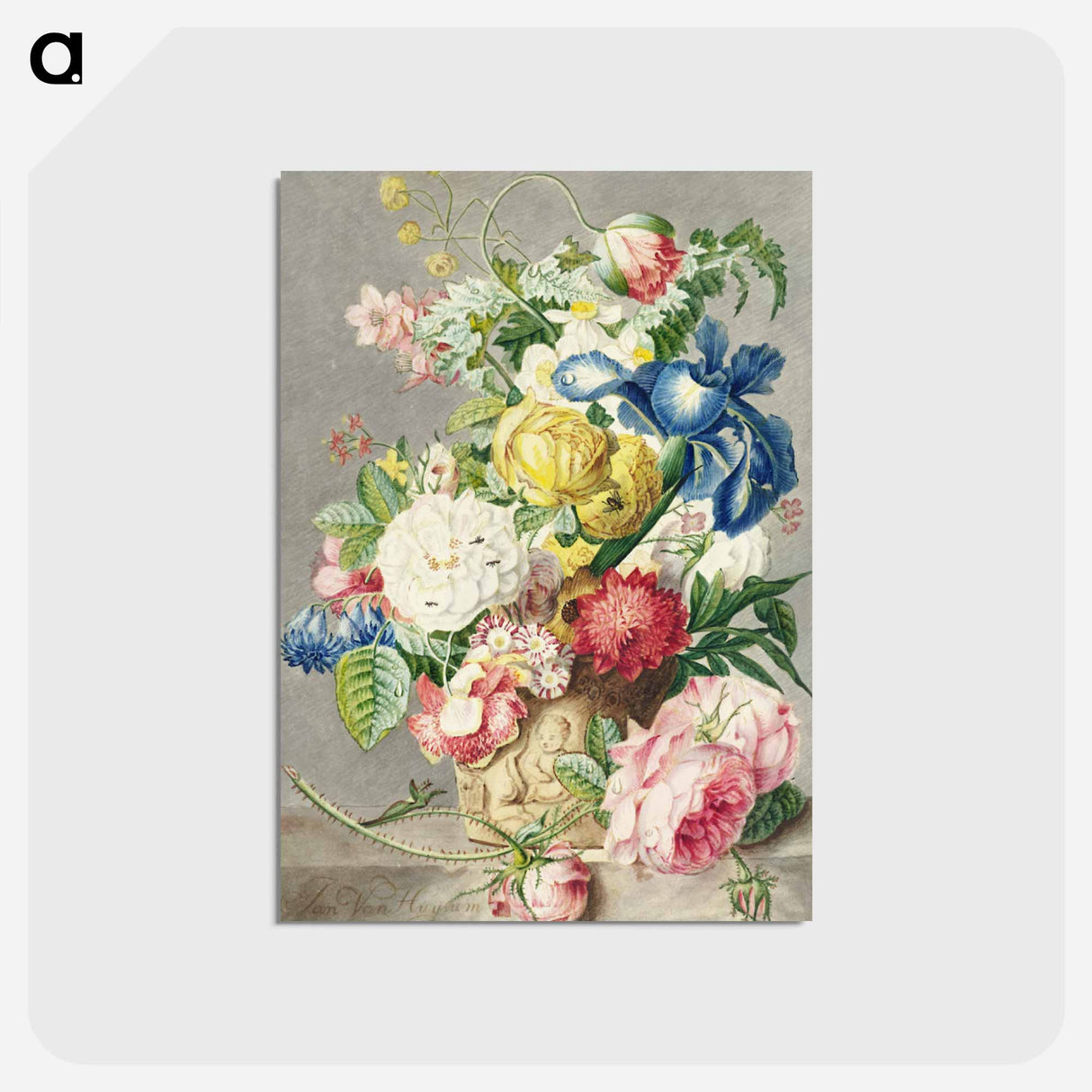 アートポストカード-Bouquet
 - コルネリス プロース ファン アムステル Postcard.