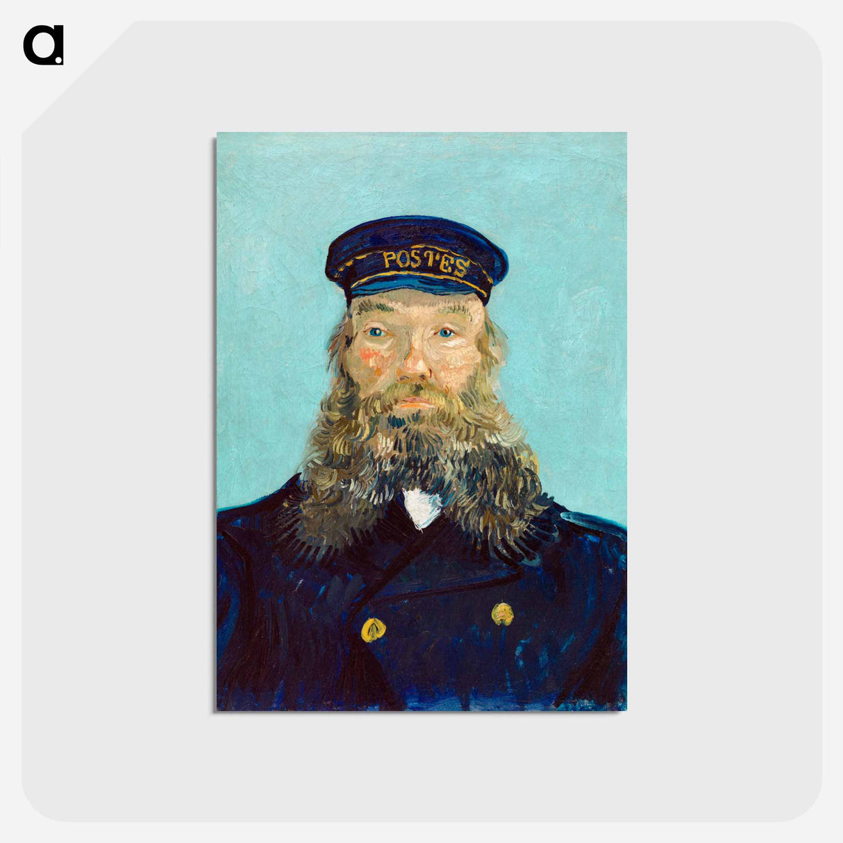 アートポストカード-Postman Roulin
 - デトロイト美術館 Postcard.
