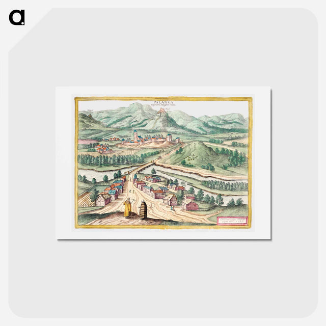 アートポストカード-Palanka, Superioris Hungariae Civitas - イー ララ Postcard.