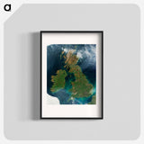 アートポスター-Great Britain and Ireland from Terra
 - 上空からの地球 Poster.